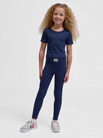 Hummel Slimfit Sportsbukser i blå