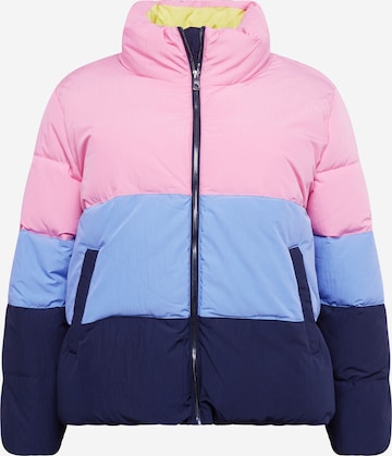 ONLY Carmakoma Winter Jacket 'DOLLY' in Blue: front