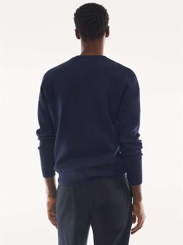 MANGO MAN Sweater 'Luxus' in Blue