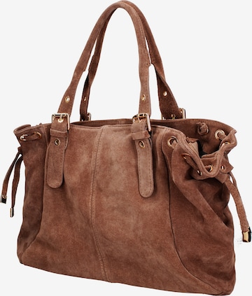 Chiara Ferretti Schoudertas in Bruin: voorkant