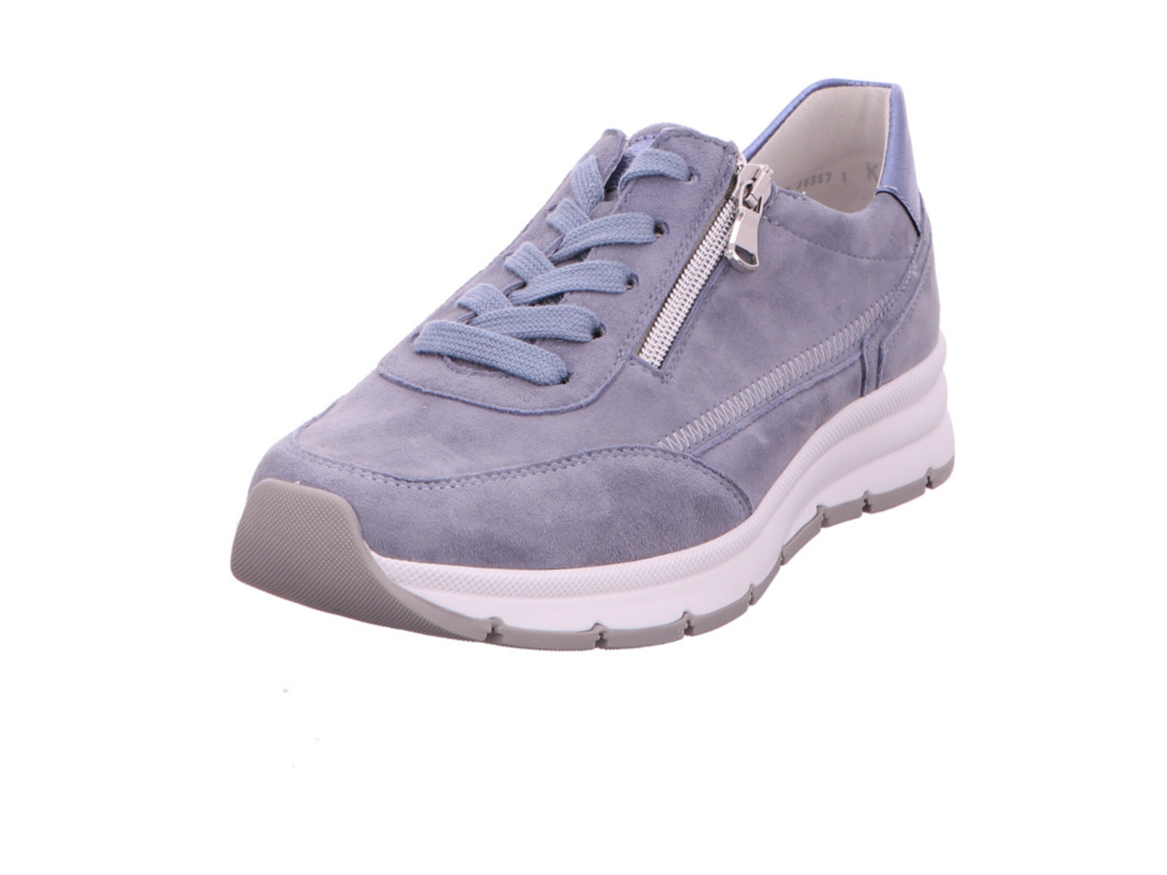 SEMLER Veterschoen in Blauw: voorkant