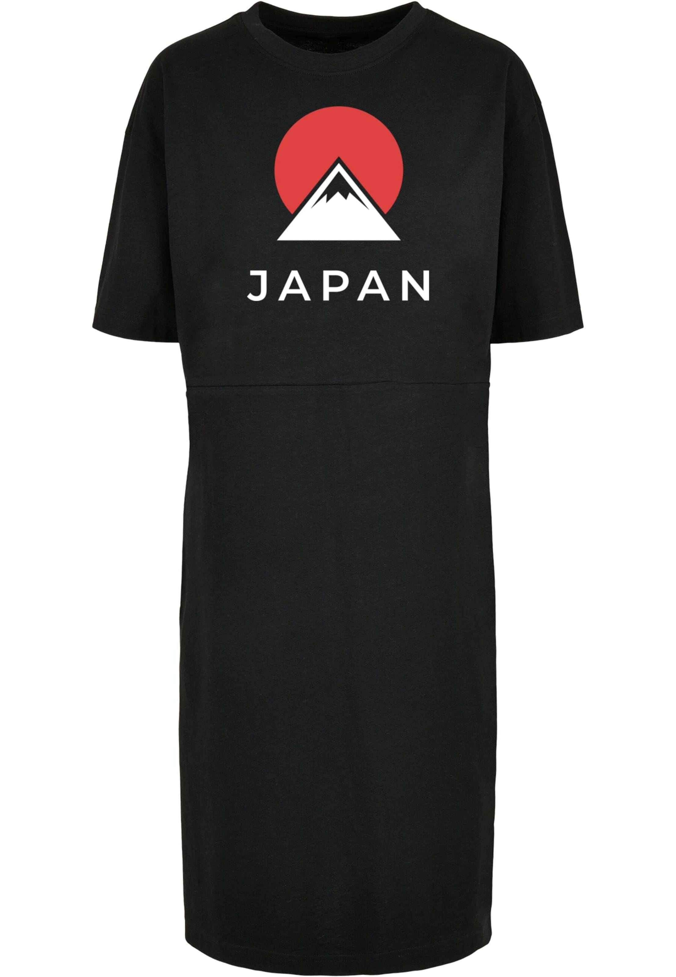 Merchcode Jurk 'Japan X' in Zwart: voorkant