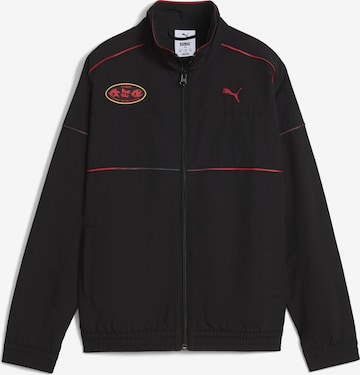 PUMA Sports jacket 'PUMA x SONIC THE HEDGEHOG' in Black: front