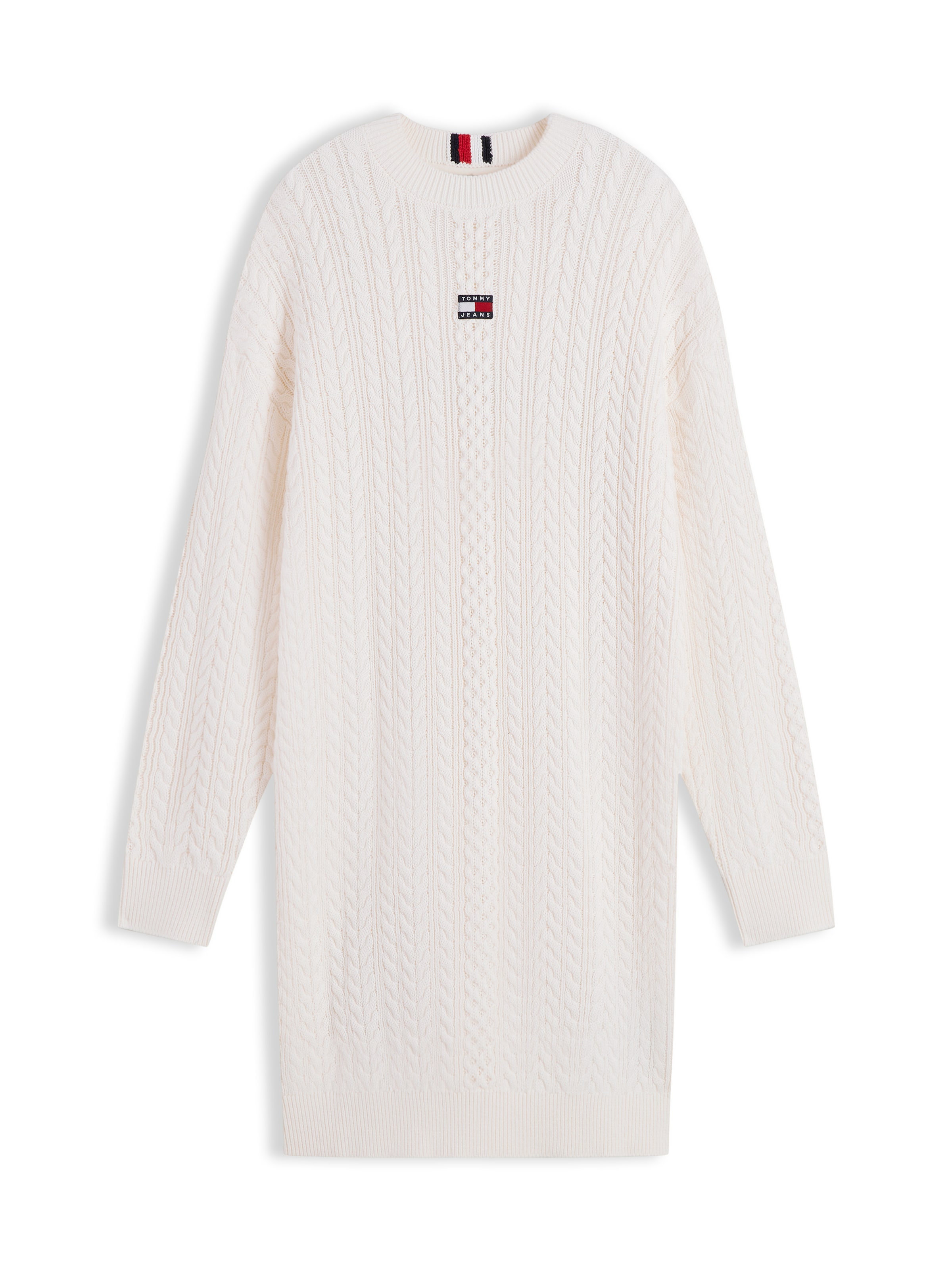 Tommy Jeans Knit dress in White: front