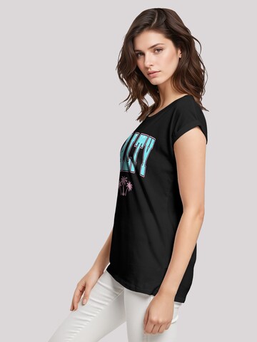 T-shirt 'Beach Summer Vacation Salty' F4NT4STIC en noir