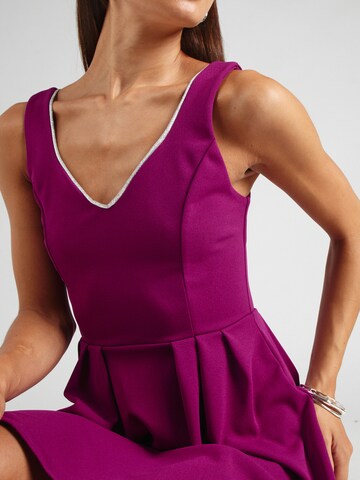 WAL G. - Vestido de cocktail 'ALEXANDRA' em roxo