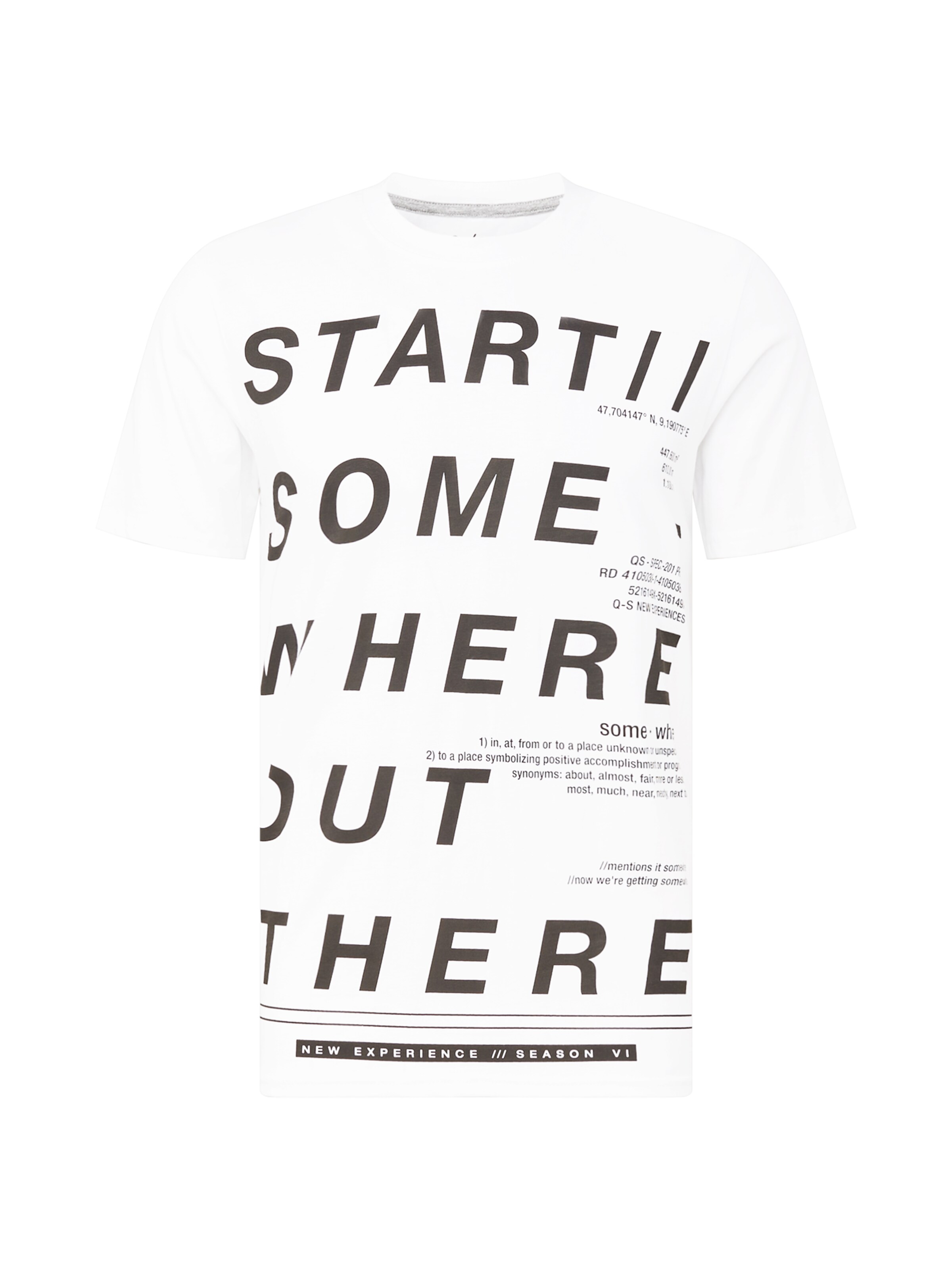 QS Shirt in Wit: voorkant