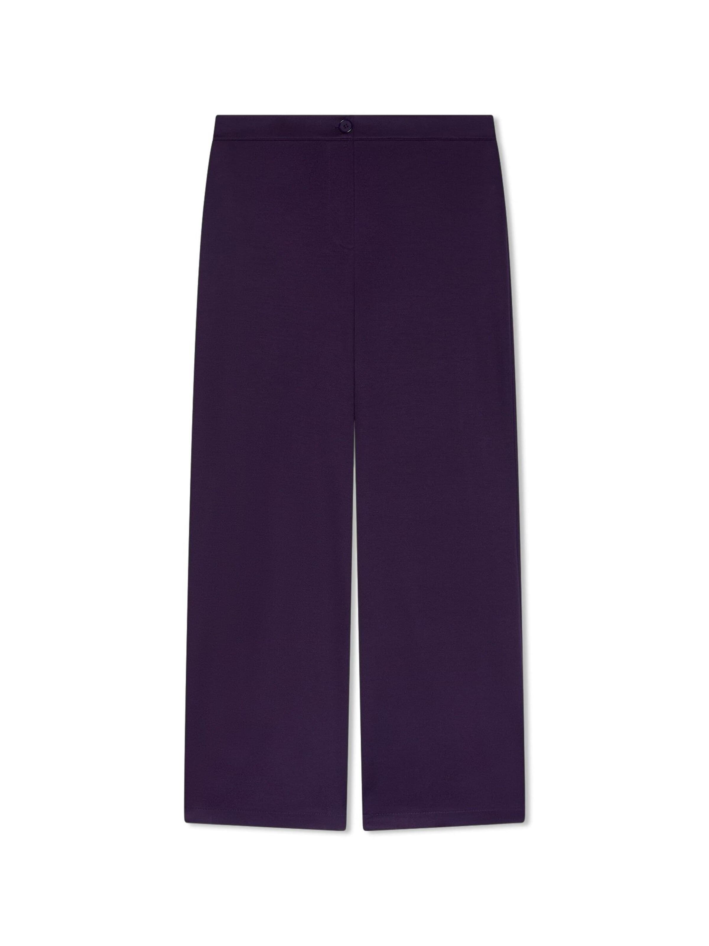Wide leg Pantaloni di Fiorella Rubino in lilla: frontale