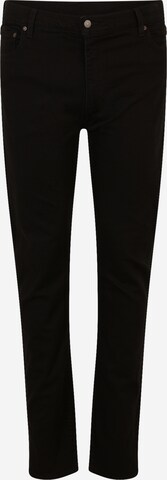 Levi's® Big & Tall Skinny Jeans 'Skinny Taper B&T' in Schwarz: predná strana