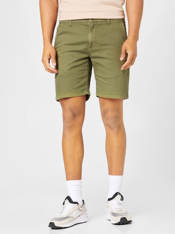 Cotton On Regular Chino 'Corby' in Groen: voorkant