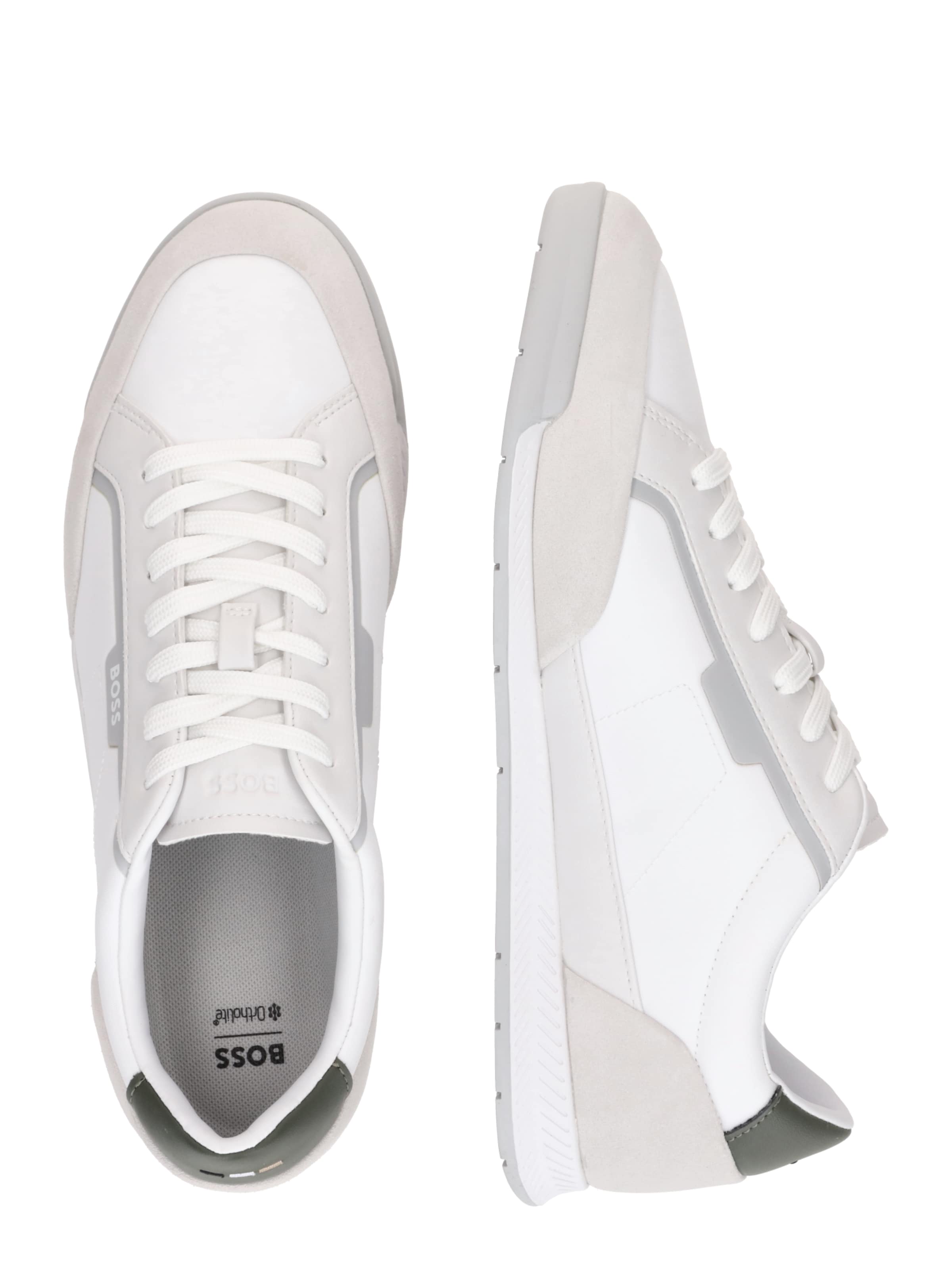 BOSS Низкие кроссовки 'Nitan' в Белый