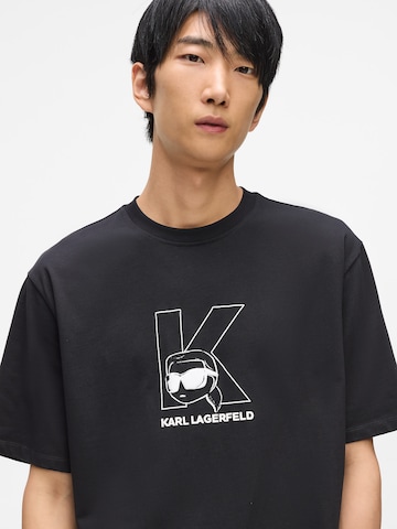 Karl Lagerfeld Shirt 'Ikon' in Zwart