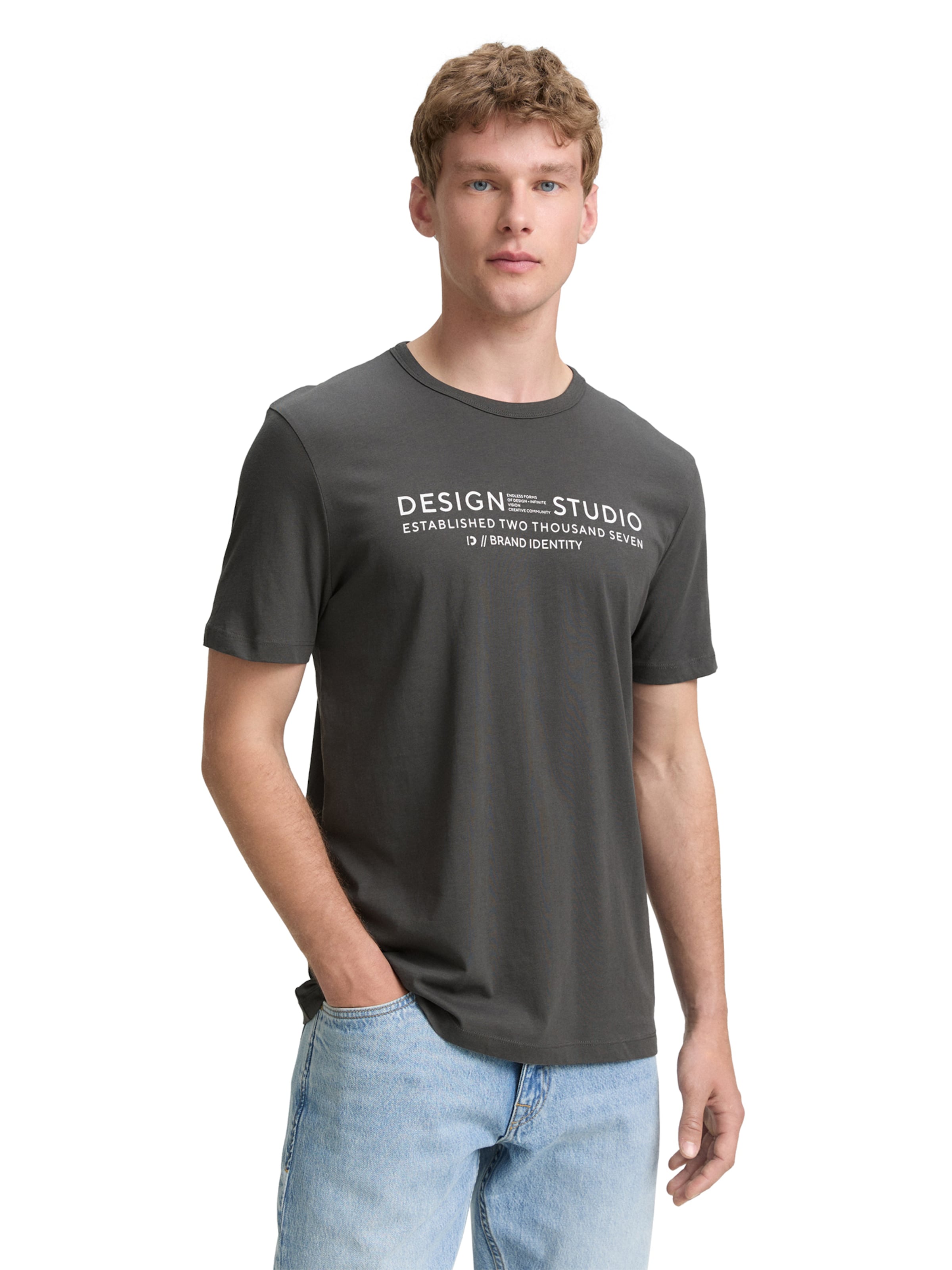 TOM TAILOR DENIM - Camiseta en verde: frente