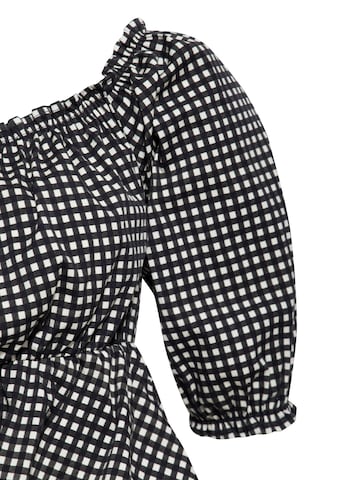 Queen Kerosin Bluse in Schwarz