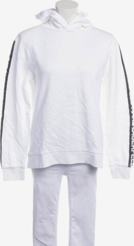 Karl Lagerfeld Sweatshirt & Zip-Up Hoodie in L in White: front