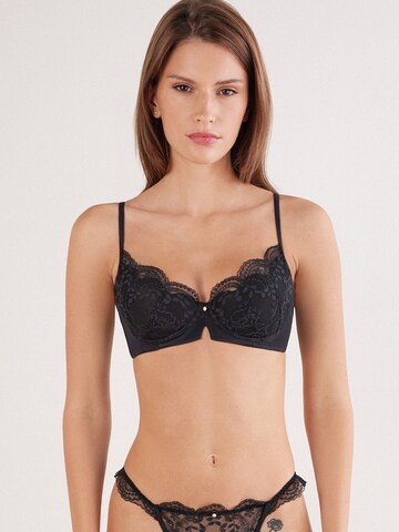 INTIMISSIMI Triangel BH in Schwarz: Vorderseite