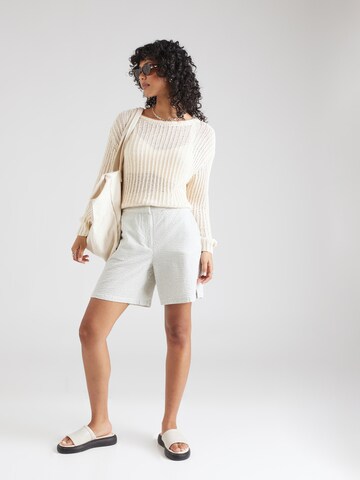 SELECTED FEMME Regular Trousers 'SLFVITTORIA' in Beige
