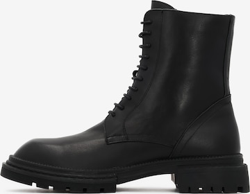 juoda Kazar Auliniai batai su raišteliais: priekis