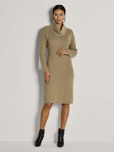 MADELEINE Knitted dress in Olive, Item view