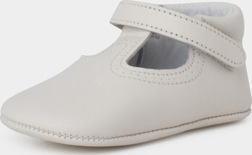 Pisamonas - Zapatos primeros pasos en beige: frente