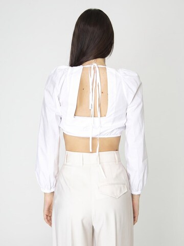 Chemisier 'W255T07W511- Top Donna 000 White Top' Skills en blanc
