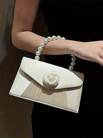 Tomshop24-7 Handbag 'Kamelie' in Beige