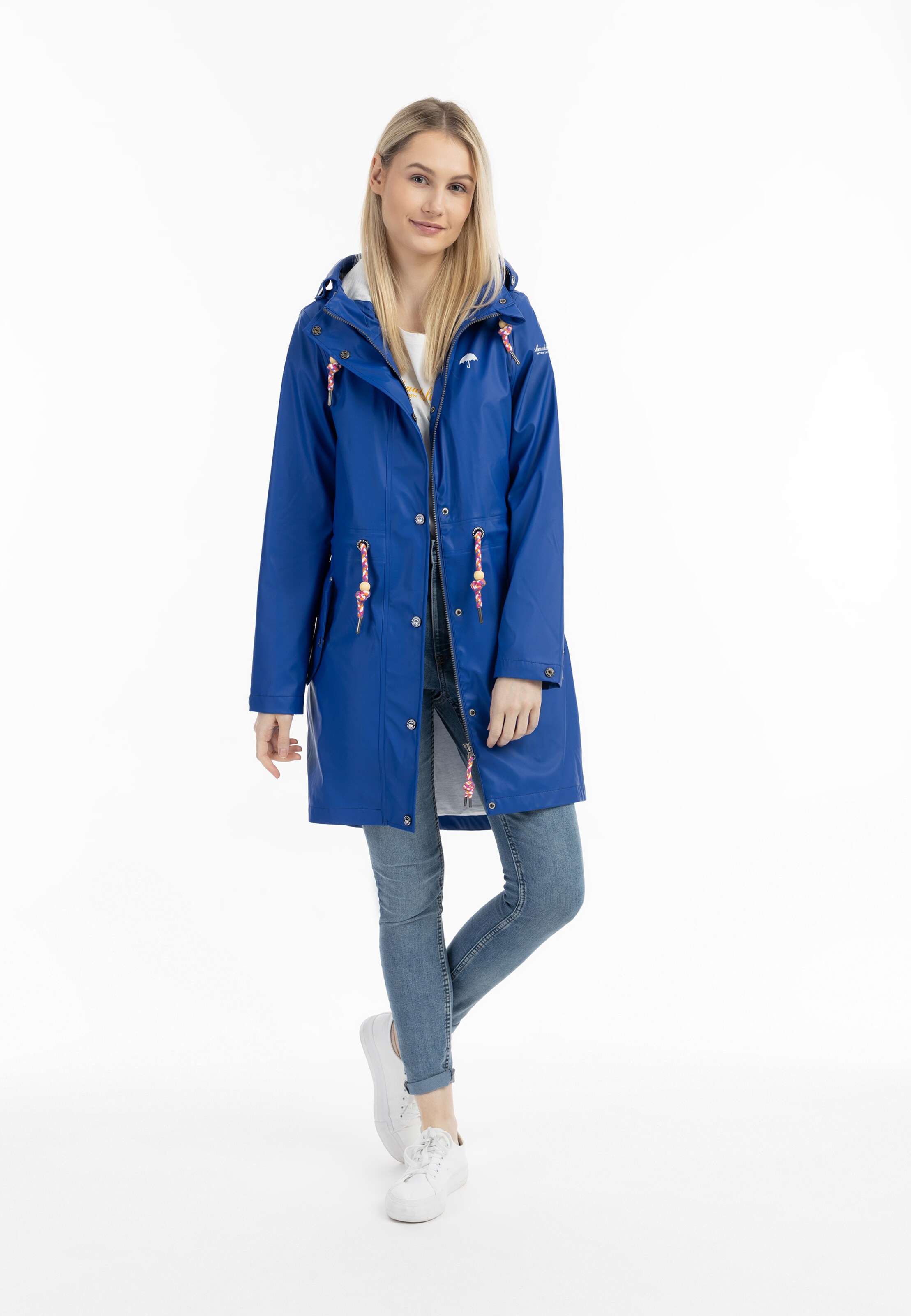 Schmuddelwedda Raincoat in Royal Blue ABOUT YOU