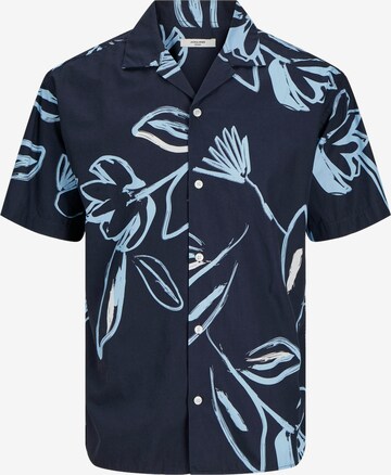 Fit confort Chemise 'Palma Resort' JACK & JONES en bleu : devant