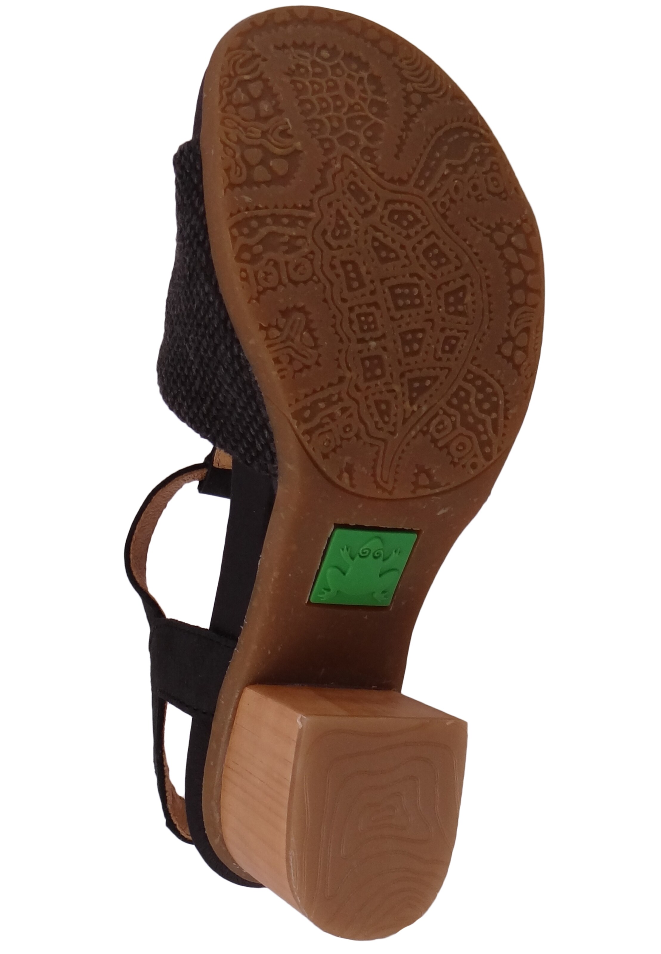 EL NATURALISTA - Sandália 'Deba' em preto