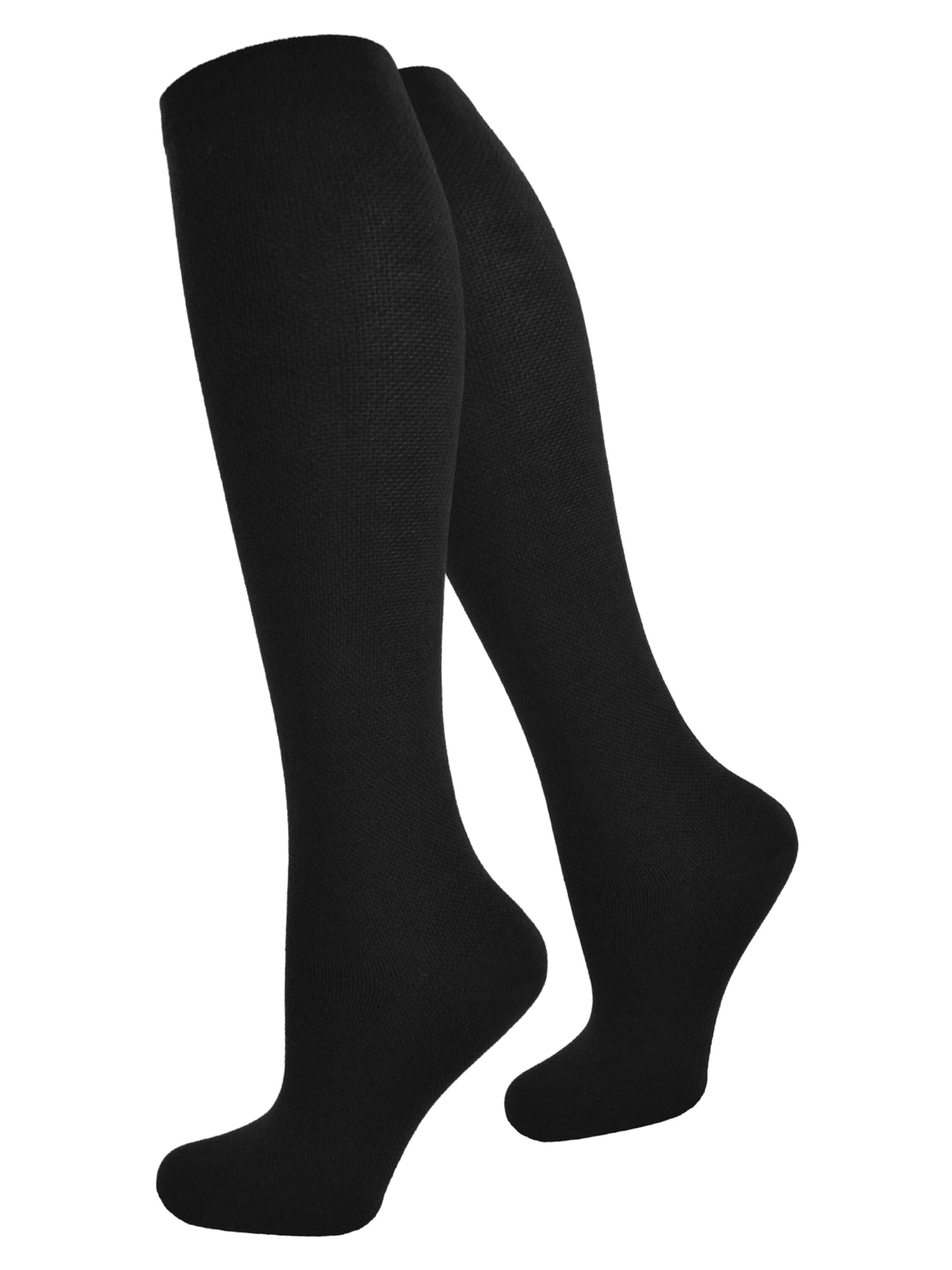 Chaussettes de sport normani en noir : devant