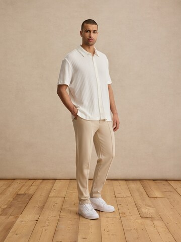 DAN FOX APPAREL Regular Hose  'Victor' in Beige