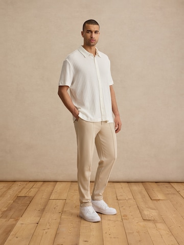 DAN FOX APPAREL - regular Pantalón de pinzas 'Victor' en beige