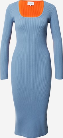 FRNCH PARIS - Vestido 'AIMEE' en azul: frente