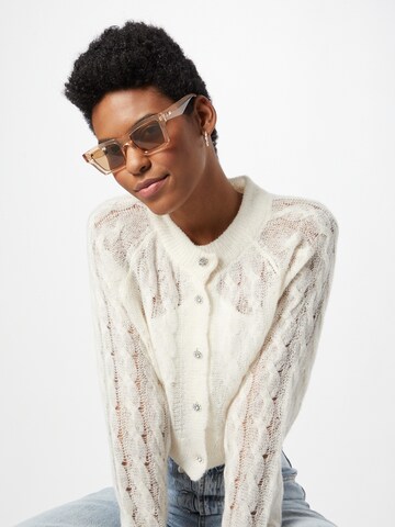 Lindex Knit Cardigan 'Ruth' in White