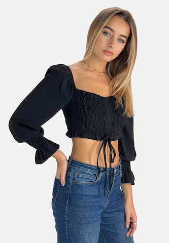 Chemisier Elara en noir