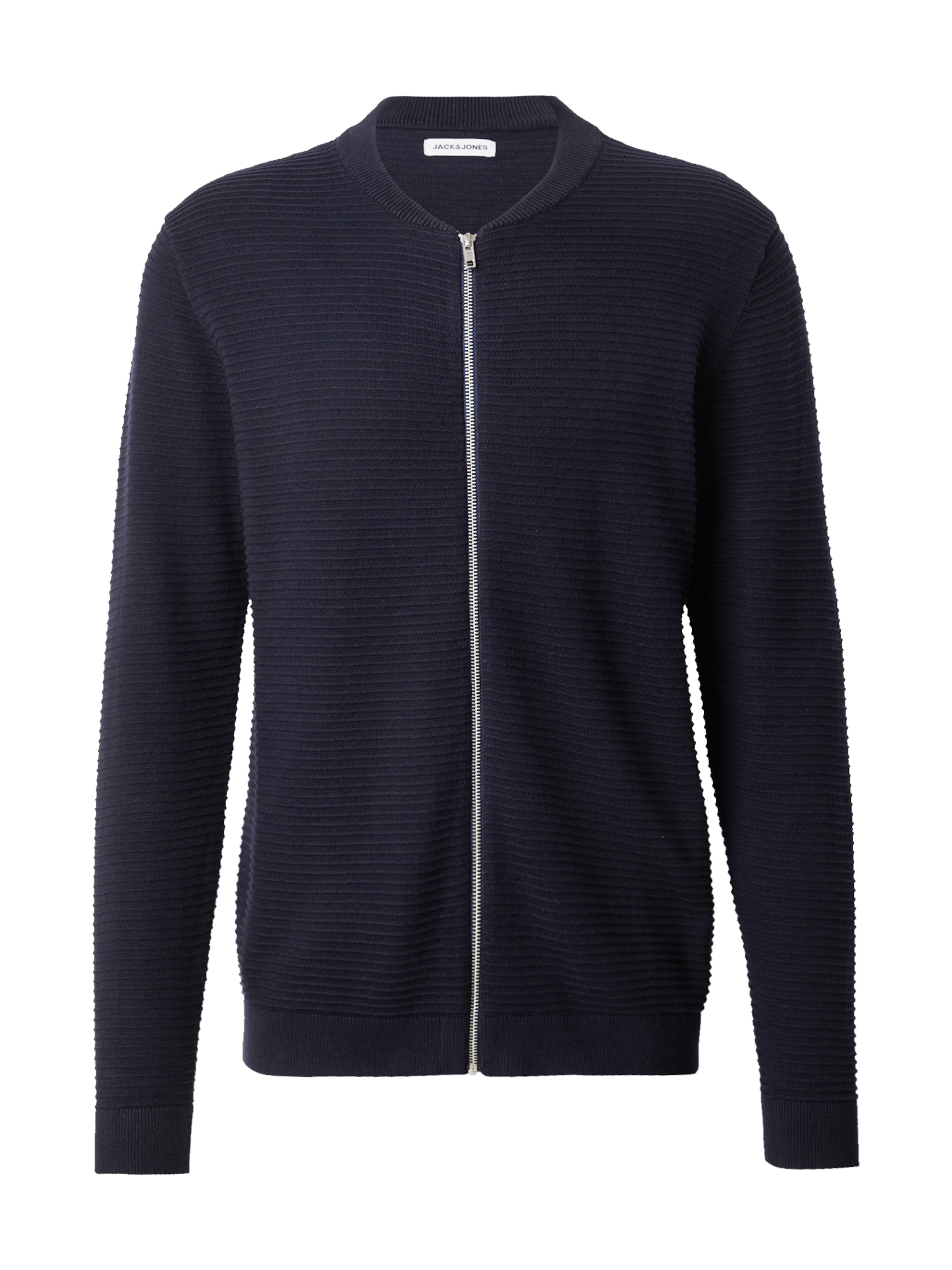 JACK & JONES Strickjacke 'JJOTTO' in nachtblau, Produktansicht
