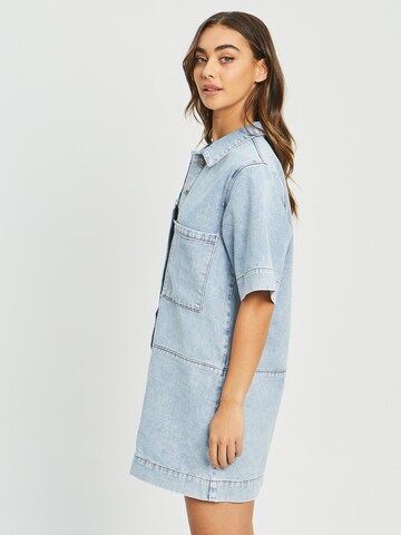 St MRLO Shirt Dress 'DENIM' in Blue