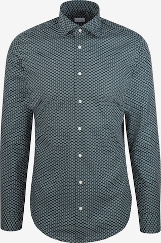 Chemise business 'Schwarze Rose' SEIDENSTICKER en bleu : devant