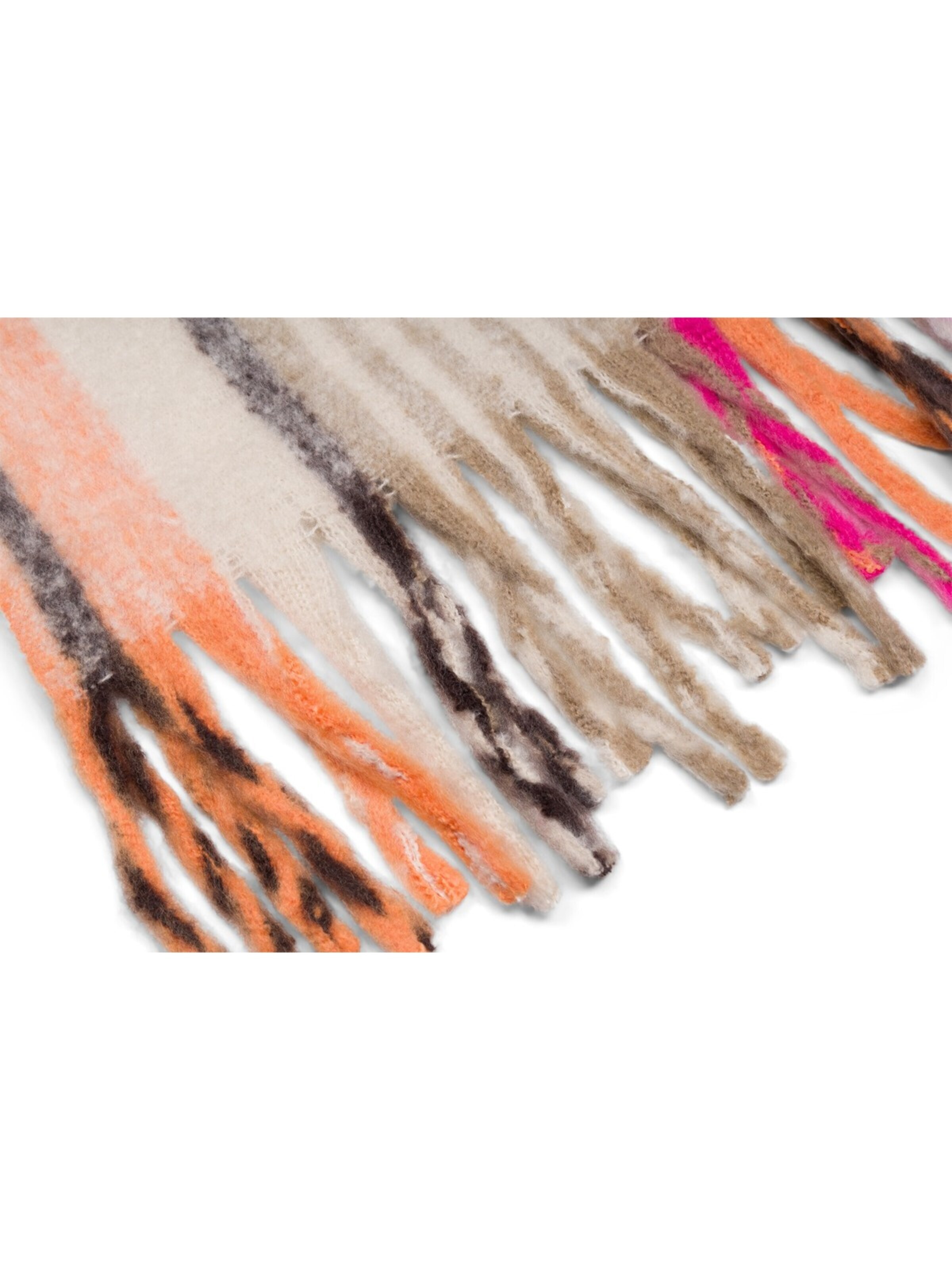 styleBREAKER Schal 'Web Strickschal Streifen bunt'‌‌‌‌‌‌ in Grau