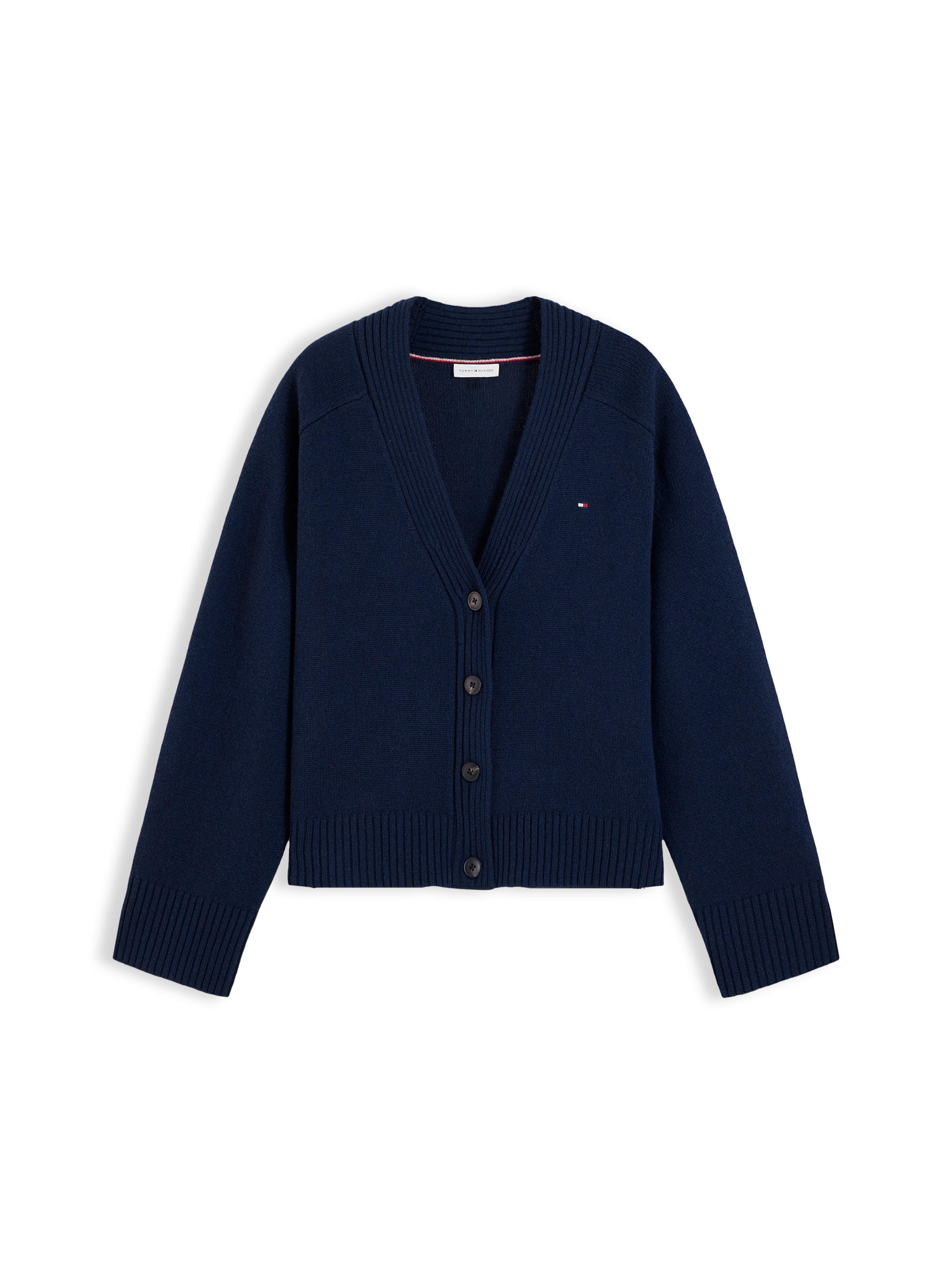 TOMMY HILFIGER - Cárdigan en azul: frente