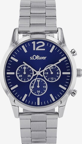 s.Oliver Analog Watch in Silver: front