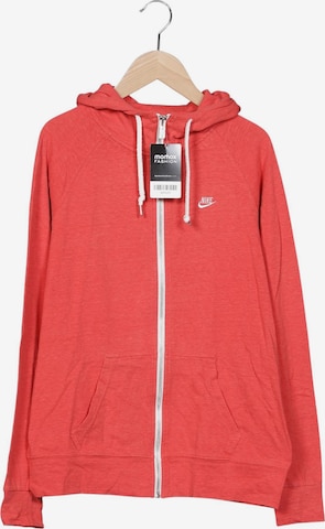 NIKE Strickjacke L in Rot: Vorderseite