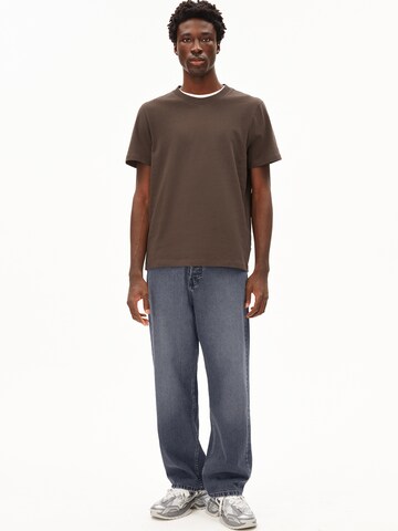 ARMEDANGELS Shirt 'MAARKOS' in Brown