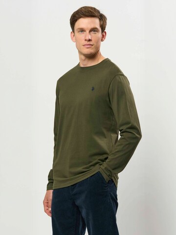Regular fit Cămașă ' UMBrolin ' de la U.S. POLO ASSN. pe verde: față