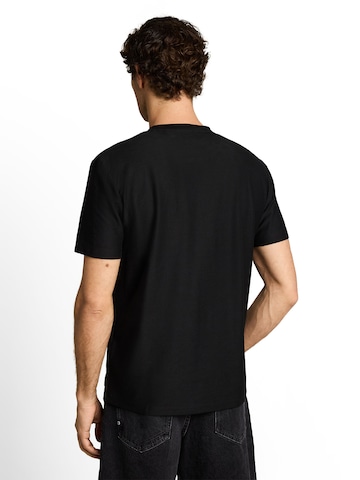 TOM TAILOR DENIM Shirt in Zwart