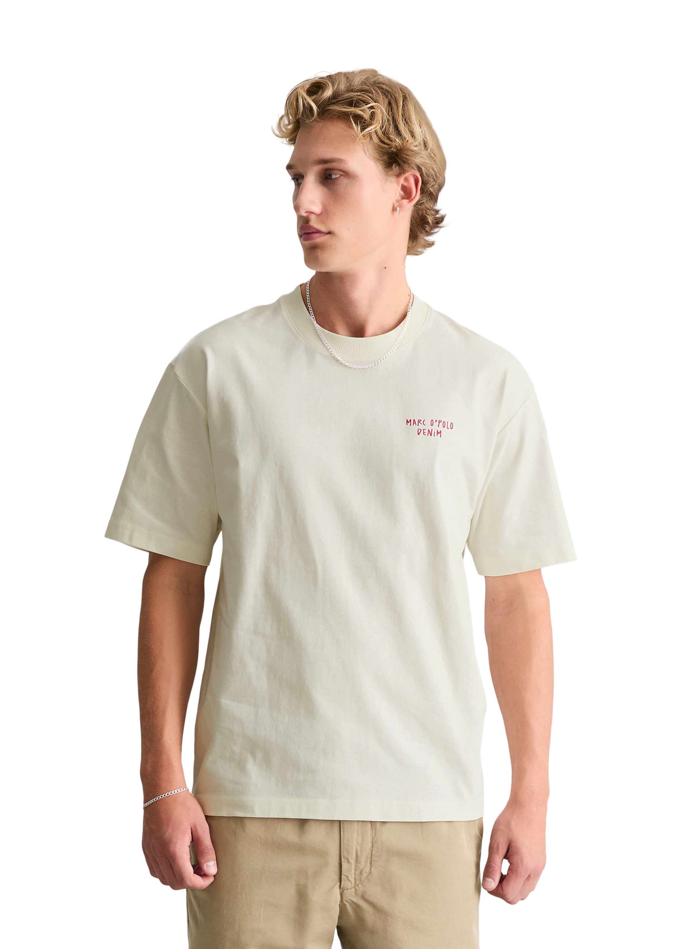 Marc O'Polo DENIM Shirt 'Crayfish Capsule' in Wit