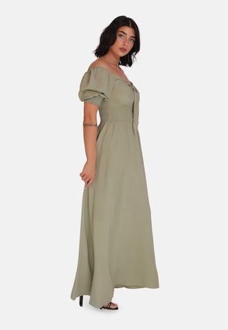 Elara Summer Dress in Green