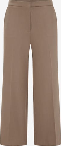 WE Fashion Wide Leg Suorat housut värissä harmaa: etupuoli