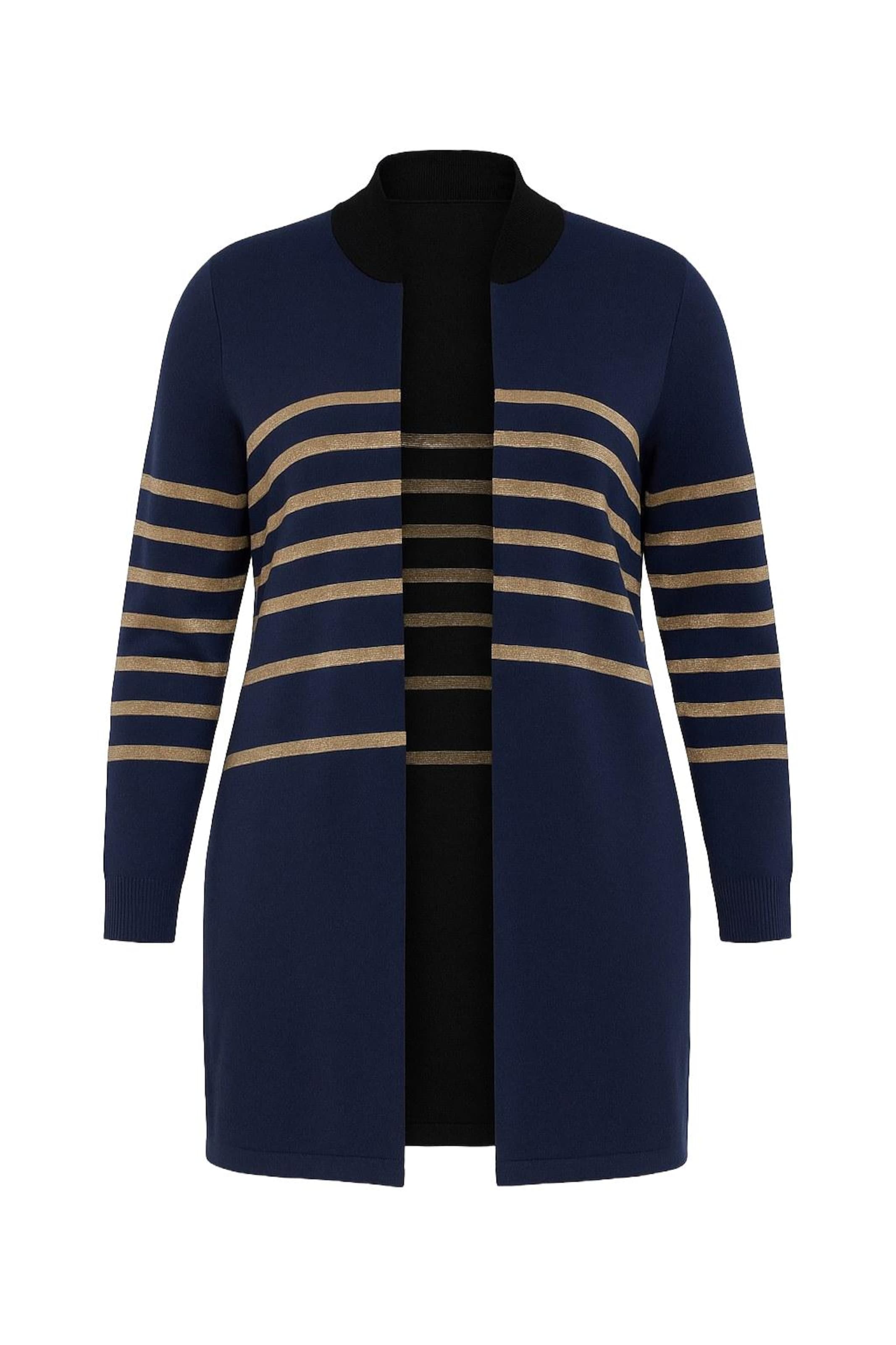 Stil Diva Knitted Coat in Blue: front