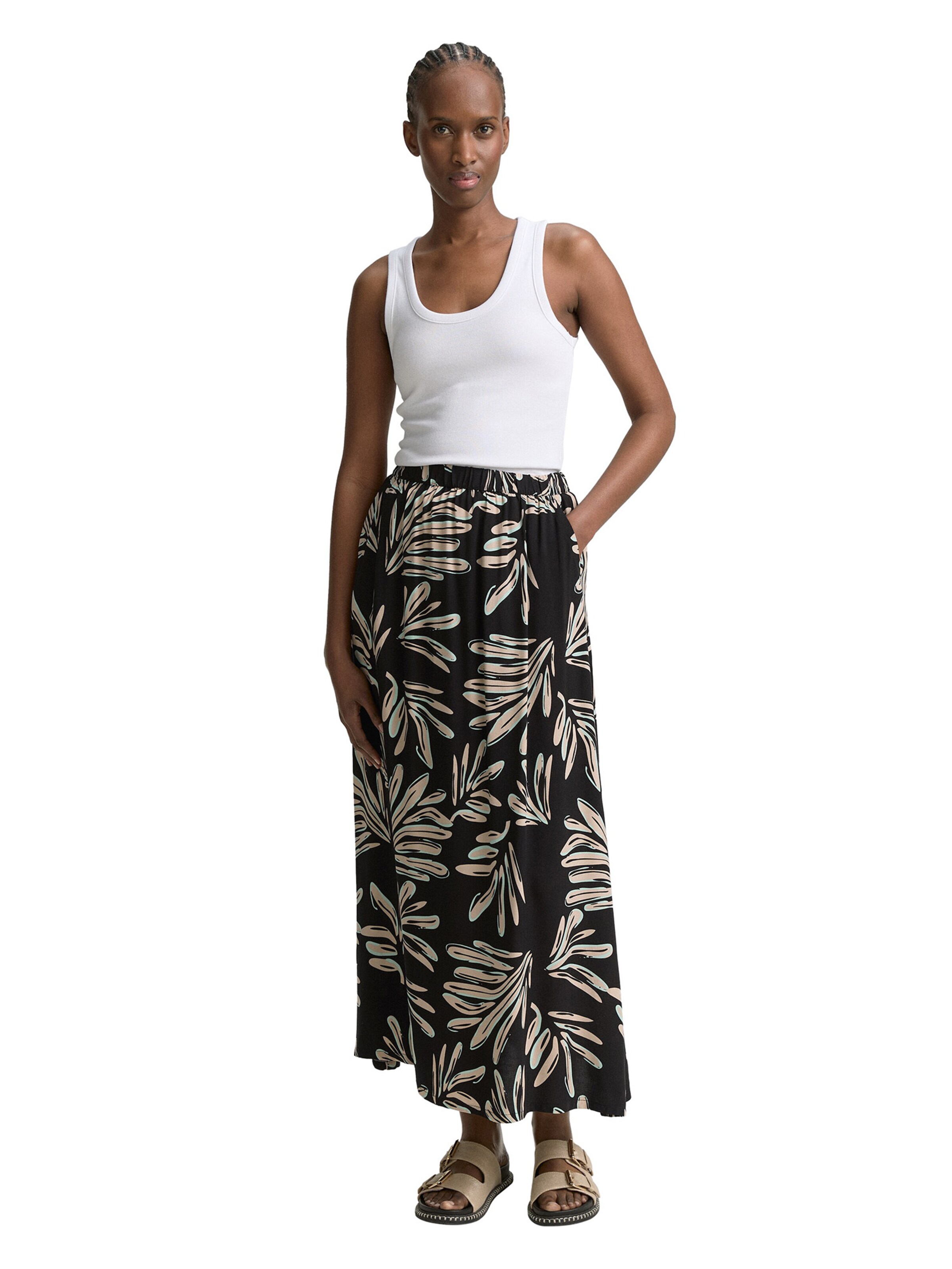 TOM TAILOR DENIM Sukně – černá